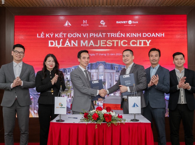 Lễ ký kết đơn vị phát triển kinh doanh dự án Majestic City tại Hưng Yên